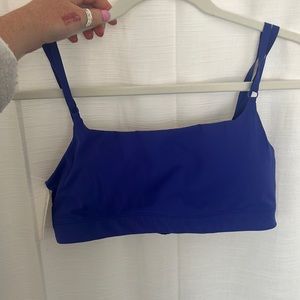 Outdoor voices blue sports bra. NWT